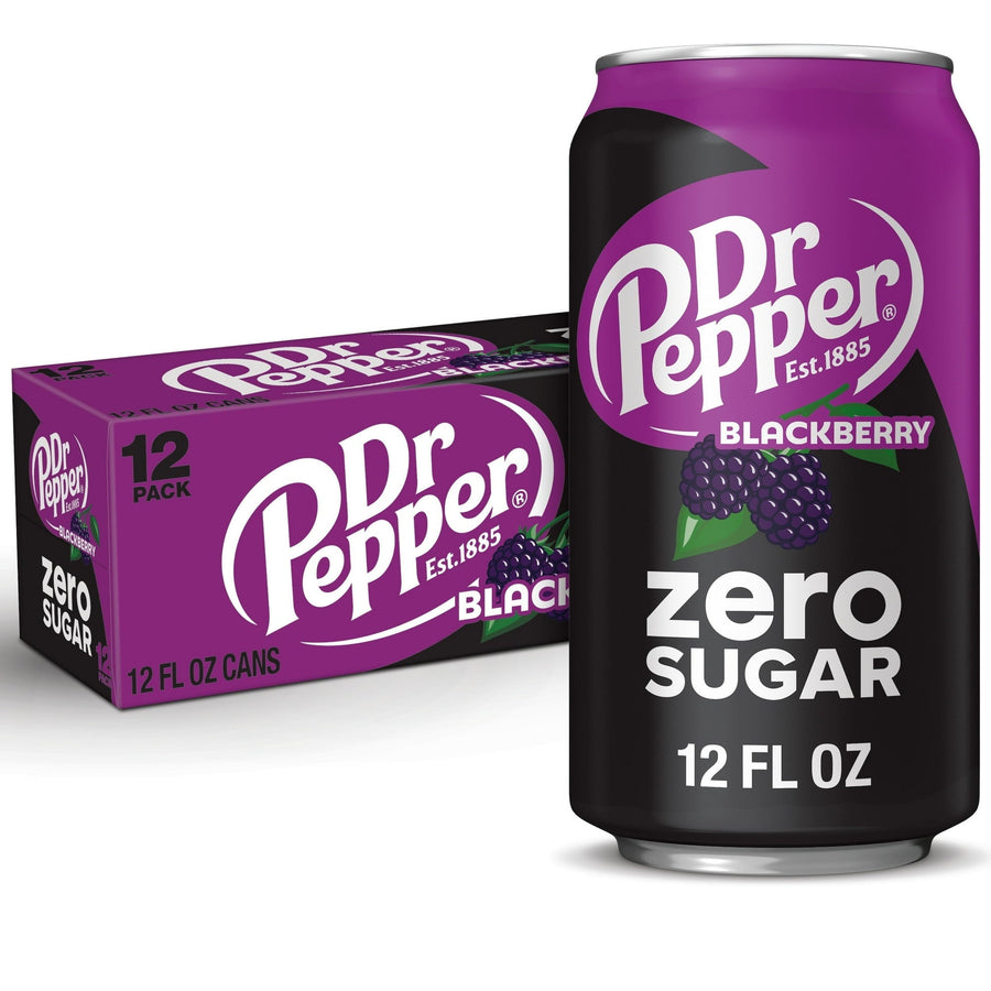 Dr Pepper Blackberry Zero Sugar Soda - Bold Choice