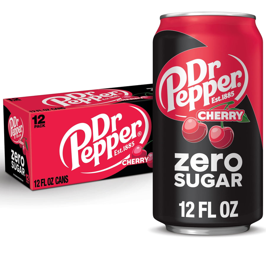 Dr Pepper Cherry Zero Sugar Soda - Daily Sip